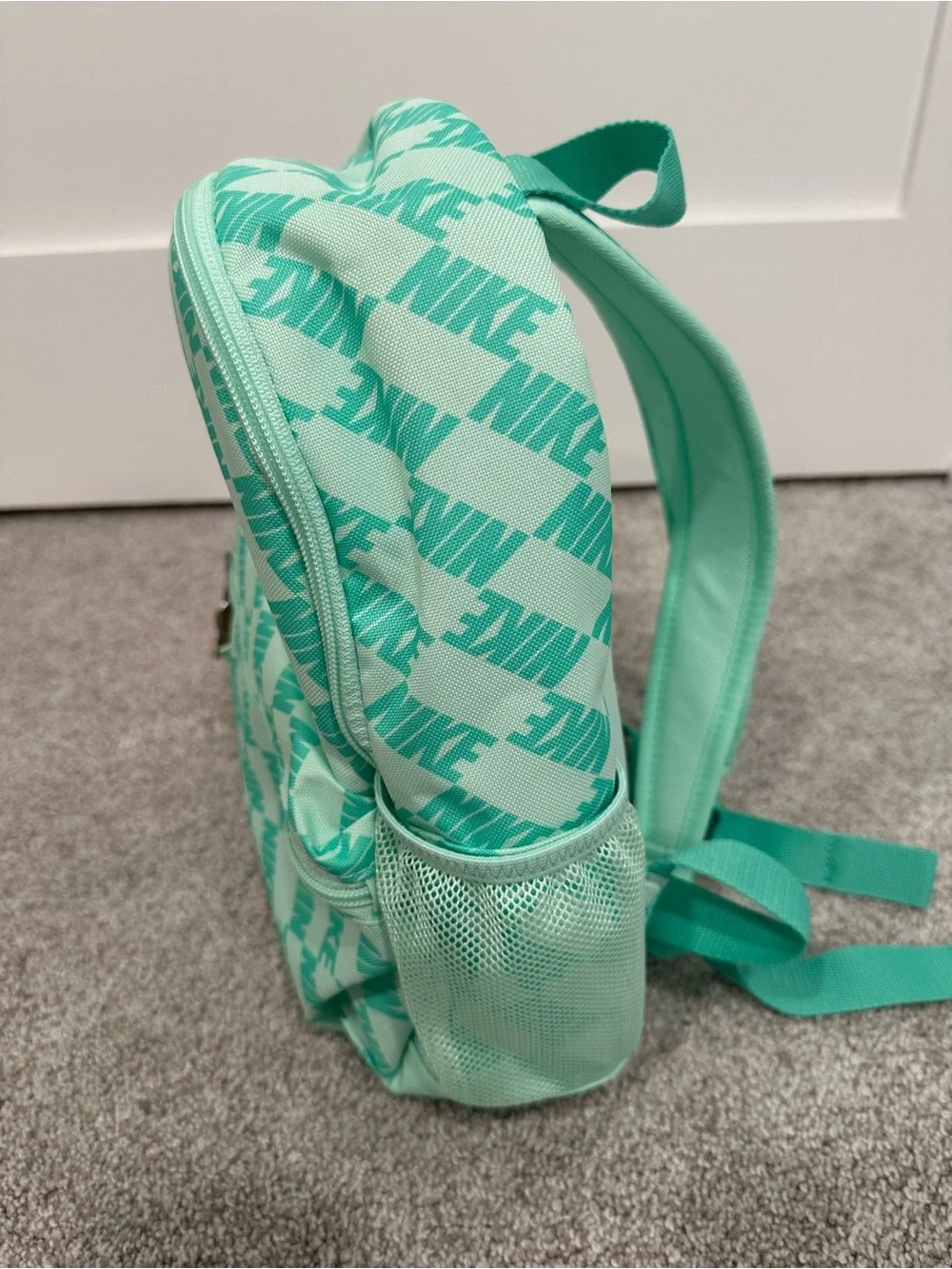 Nike Mint Green Patterned Mini Backpack